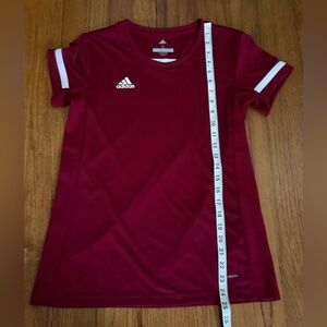 Adidas Maroon Climacool Sports Shirt Small